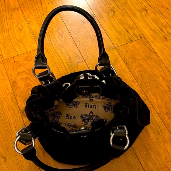 Juicy Couture Leat and Velvet Bag - Picture 3 of 5